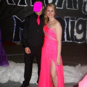 Pink prom dress